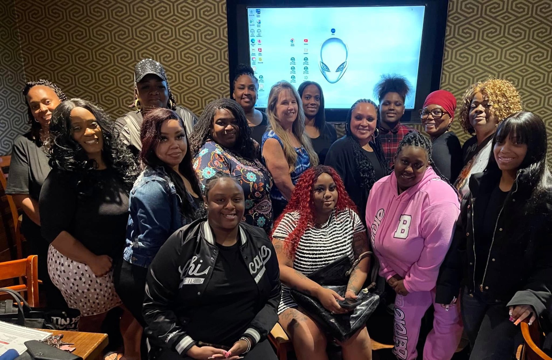 Group of women attending a SMART Business Group financial literacy class